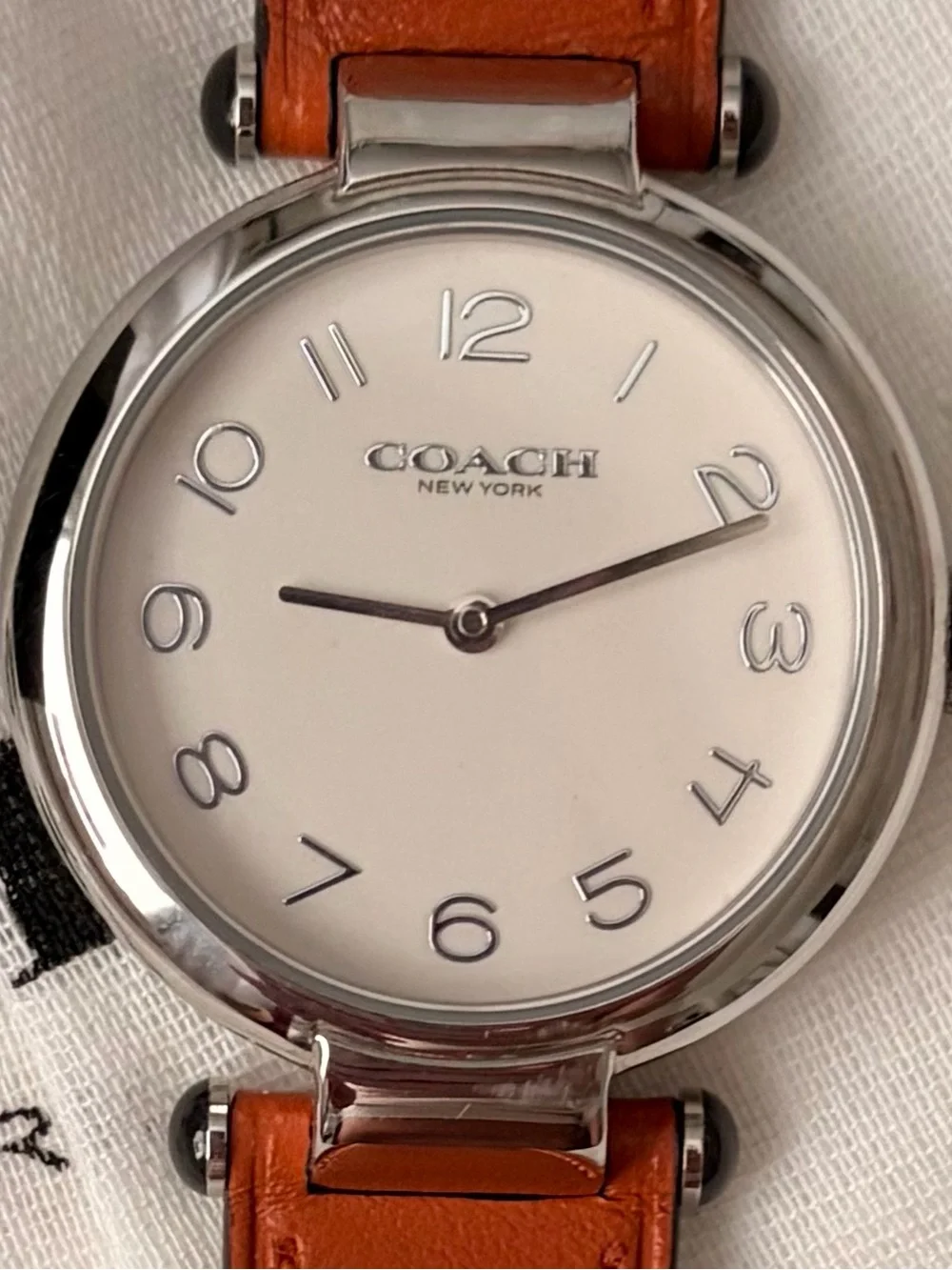 Coach Cary Watch with leather strap